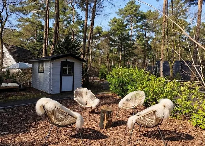 Sfeervol Boshuisje Op De Veluwe Vossenberg 아파트 넌스피트